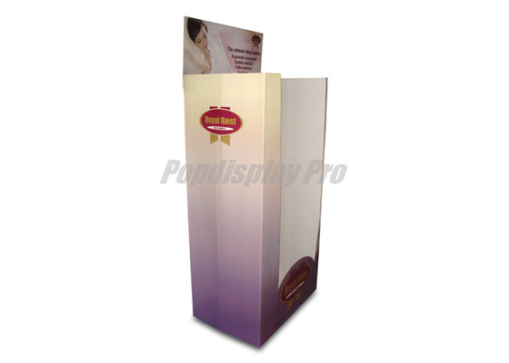 Customized Degradable Display Dump Bins Cardboard Light Pantone Color