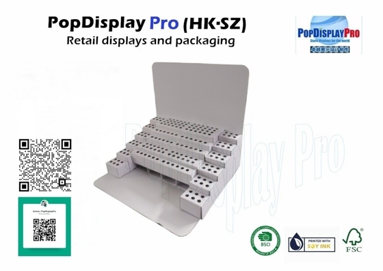 Visual Merchandising Cardboard Counter Display for Back to School Stationery Ballpen