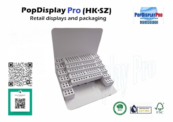 Visual Merchandising Cardboard Counter Display for Back to School Stationery Ballpen