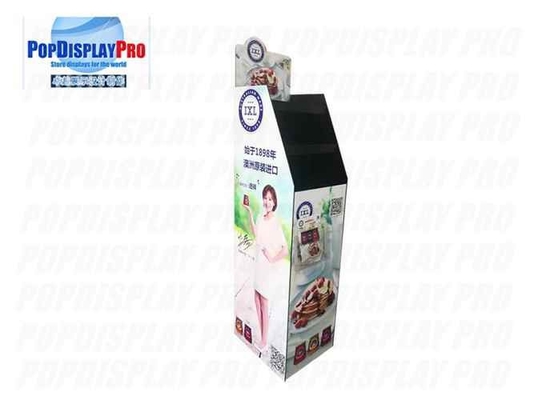 Silk Screen Printed Full Color 3 Tier Merchandising Shelf