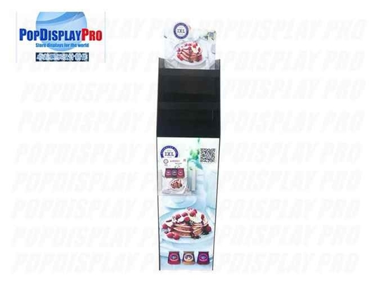 Silk Screen Printed Full Color 3 Tier Merchandising Shelf