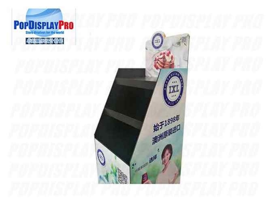 Silk Screen Printed Full Color 3 Tier Merchandising Shelf