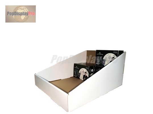 Plain Table Top Paper PDQ Tray Display Simple Structure For Motor Cycle Accessories